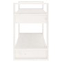 Estantería/divisor de espacios madera pino blanco 80x35x56,5 cm de , Librerías y estanterías - Ref: Foro24-813895, Precio: 40...