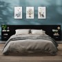 Mesitas de noche de pared 2 unidades negras by , Nightstands - Ref: Foro24-811010, Price: 112,71 €, Discount: %