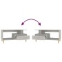 Mesa de centro madera contrachapada gris hormigón 90x49x45 cm von , Couchtisch - Ref: Foro24-819616, Preis: 62,57 €, Rabatt: %