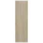 Zapateros de pared 4uds contrachapada blanco y roble 60x18x60cm by , Shoe racks and shoe organizers - Ref: Foro24-806731, Pri...