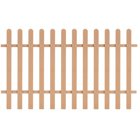 Valla de estacas de jardín de WPC 200x120 cm by , fenced with pickets - Ref: Foro24-42825, Price: 94,60 €, Discount: %