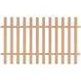 Valla de estacas de jardín de WPC 200x120 cm by , fenced with pickets - Ref: Foro24-42825, Price: 94,60 €, Discount: %