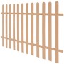 Valla de estacas de jardín de WPC 200x120 cm by , fenced with pickets - Ref: Foro24-42825, Price: 94,60 €, Discount: %
