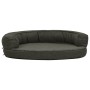 Colchón para cama de perro ergonómico gris oscuro 75x53 cm by , Beds for dogs - Ref: Foro24-171293, Price: 66,08 €, Discount: %