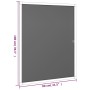 Mosquitera para ventanas blanco 80x100 cm von , Moskitonetze für Fenster - Ref: Foro24-153829, Preis: 24,55 €, Rabatt: %