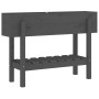 Arriate elevado de jardín madera maciza pino gris 101x30x69 cm von , Töpfe und Pflanzgefäße - Ref: Foro24-825242, Preis: 74,2...
