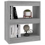 Estantería/divisor de espacios color gris Sonoma 60x30x72 cm by , Bookcases and shelves - Ref: Foro24-813600, Price: 41,97 €,...