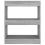 Estantería/divisor de espacios color gris Sonoma 60x30x72 cm by , Bookcases and shelves - Ref: Foro24-813600, Price: 41,97 €,...