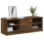 Mueble de TV madera contrachapada roble ahumado 102x35,5x36,5cm de , Muebles TV - Ref: Foro24-817084, Precio: 55,15 €, Descue...