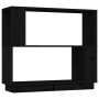 Estantería/divisor de espacios madera de pino negro 80x25x70 cm de , Librerías y estanterías - Ref: Foro24-814053, Precio: 51...