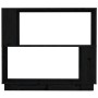 Estantería/divisor de espacios madera de pino negro 80x25x70 cm de , Librerías y estanterías - Ref: Foro24-814053, Precio: 50...