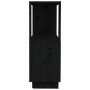 Estantería/divisor de espacios madera de pino negro 80x25x70 cm de , Librerías y estanterías - Ref: Foro24-814053, Precio: 50...