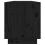 Mueble de TV de madera maciza de pino negro 110,5x34x40 cm von , TV-Möbel - Ref: Foro24-813848, Preis: 80,45 €, Rabatt: %