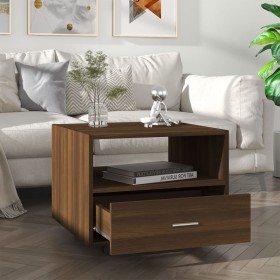 Mesa de centro madera de ingeniería marrón roble 55x55x40 cm de , Mesas de centro - Ref: Foro24-816939, Precio: 57,41 €, Desc...