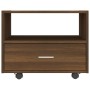Mesa de centro madera de ingeniería marrón roble 55x55x40 cm de , Mesas de centro - Ref: Foro24-816939, Precio: 58,03 €