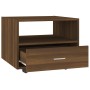 Mesa de centro madera de ingeniería marrón roble 55x55x40 cm de , Mesas de centro - Ref: Foro24-816939, Precio: 57,41 €, Desc...