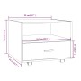 Mesa de centro madera de ingeniería marrón roble 55x55x40 cm de , Mesas de centro - Ref: Foro24-816939, Precio: 57,41 €, Desc...