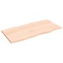 Tablero de mesa madera maciza roble borde natural 100x50x2 cm by , Table tops - Ref: Foro24-363884, Price: 65,76 €, Discount: %