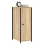 Mesita de noche madera de ingeniería roble Sonoma 32x42x80 cm de , Mesitas de noche - Ref: Foro24-825965, Precio: 52,38 €, De...