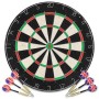 Diana profesional de sisal con 6 dardos y borde de , Juegos de dardos - Ref: Foro24-91460, Precio: 101,40 €