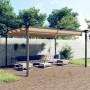 Cenador de jardín con techo retráctil gris taupé 4x3 m von , Zelte und Pavillons - Ref: Foro24-318539, Preis: 531,29 €, Rabat...