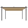 Cenador de jardín con techo retráctil gris taupé 4x3 m von , Zelte und Pavillons - Ref: Foro24-318539, Preis: 531,29 €, Rabat...