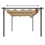 Cenador de jardín con techo retráctil gris taupé 4x3 m von , Zelte und Pavillons - Ref: Foro24-318539, Preis: 531,29 €, Rabat...