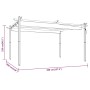 Cenador de jardín con techo retráctil gris taupé 4x3 m von , Zelte und Pavillons - Ref: Foro24-318539, Preis: 531,29 €, Rabat...