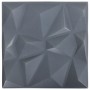 Paneles de pared 3D 12 unidades gris diamante 3 m² 50x50 cm von , Wandverkleidung - Ref: Foro24-340589, Preis: 47,86 €, Rabat...