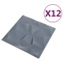 Paneles de pared 3D 12 unidades gris diamante 3 m² 50x50 cm von , Wandverkleidung - Ref: Foro24-340589, Preis: 47,86 €, Rabat...