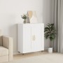 Aparador de madera de ingeniería blanco 69,5x34x90 cm de , Aparadores - Ref: Foro24-830172, Precio: 82,58 €, Descuento: %