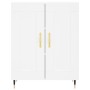 Aparador de madera de ingeniería blanco 69,5x34x90 cm de , Aparadores - Ref: Foro24-830172, Precio: 82,58 €, Descuento: %
