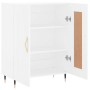 Aparador de madera de ingeniería blanco 69,5x34x90 cm de , Aparadores - Ref: Foro24-830172, Precio: 82,58 €, Descuento: %