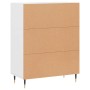 Aparador de madera de ingeniería blanco 69,5x34x90 cm de , Aparadores - Ref: Foro24-830172, Precio: 82,58 €, Descuento: %