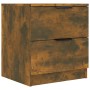 Mesita de noche madera contrachapada color roble ahumado von , Nachttische - Ref: Foro24-817033, Preis: 33,07 €, Rabatt: %