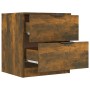 Mesita de noche madera contrachapada color roble ahumado von , Nachttische - Ref: Foro24-817033, Preis: 33,07 €, Rabatt: %