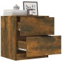 Mesita de noche madera contrachapada color roble ahumado von , Nachttische - Ref: Foro24-817033, Preis: 33,07 €, Rabatt: %