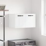Armario pared madera contrachapada blanco brillo 60x36,5x35 cm von , Schließfächer und Lagerschränke - Ref: Foro24-830014, Pr...