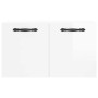 Armario pared madera contrachapada blanco brillo 60x36,5x35 cm von , Schließfächer und Lagerschränke - Ref: Foro24-830014, Pr...