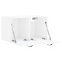 Armario pared madera contrachapada blanco brillo 60x36,5x35 cm von , Schließfächer und Lagerschränke - Ref: Foro24-830014, Pr...