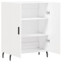 Aparador de madera de ingeniería blanco 69,5x34x90 cm by , Sideboards - Ref: Foro24-827740, Price: 97,26 €, Discount: %