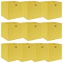 Cajas de almacenaje 10 uds tela amarillo 32x32x32 cm von , Aufbewahrungskörbe - Ref: Foro24-288367, Preis: 51,70 €, Rabatt: %
