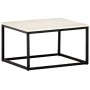 Mesa de centro piedra real textura de mármol blanco 60x60x35 cm by , Coffee table - Ref: Foro24-286439, Price: 101,52 €, Disc...