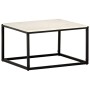 Mesa de centro piedra real textura de mármol blanco 60x60x35 cm by , Coffee table - Ref: Foro24-286439, Price: 101,52 €, Disc...