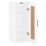 Armario de pared madera de ingeniería blanco 34,5x34x90 cm de , Aparadores - Ref: Foro24-830524, Precio: 50,30 €, Descuento: %