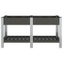 Arriate de jardín con estante WPC gris 175x50x75 cm by , Pots and planters - Ref: Foro24-362572, Price: 208,12 €, Discount: %