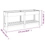 Arriate de jardín con estante WPC gris 175x50x75 cm by , Pots and planters - Ref: Foro24-362572, Price: 208,12 €, Discount: %
