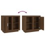 Aparador color marrón roble 80x40x75 cm von , Sideboards - Ref: Foro24-817239, Preis: 85,51 €, Rabatt: %