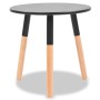 Set de mesas auxiliares 2 unidades madera maciza de pino negro by , Side tables - Ref: Foro24-244735, Price: 68,86 €, Discoun...