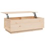Mesa de centro de madera maciza de pino 100x50x35 cm de , Mesas de centro - Ref: Foro24-813420, Precio: 133,05 €, Descuento: %